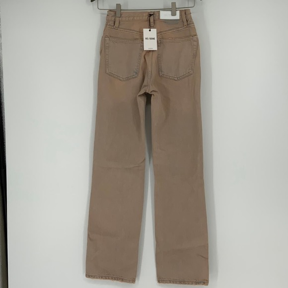 NEW! RE/DONE 90s High Rise Sz 26 Loose Natural Sedona Distress Jeans $275 I10-14 - Picture 3 of 10